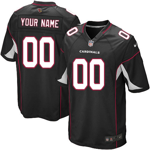 Nike Arizona Cardinals Customized Black Stitched Youth NFL Jersey - Click Image to Close